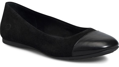 Shoes from the Nordstrom Anniversary sale - Børn Batti Mixed Media Ballet Flat | 40plusstyle.com