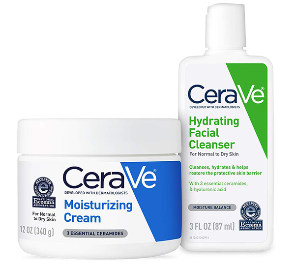 CeraVe Moisturizing Cream and Hydrating Face Wash Trial Combo | 40plusstyle.com