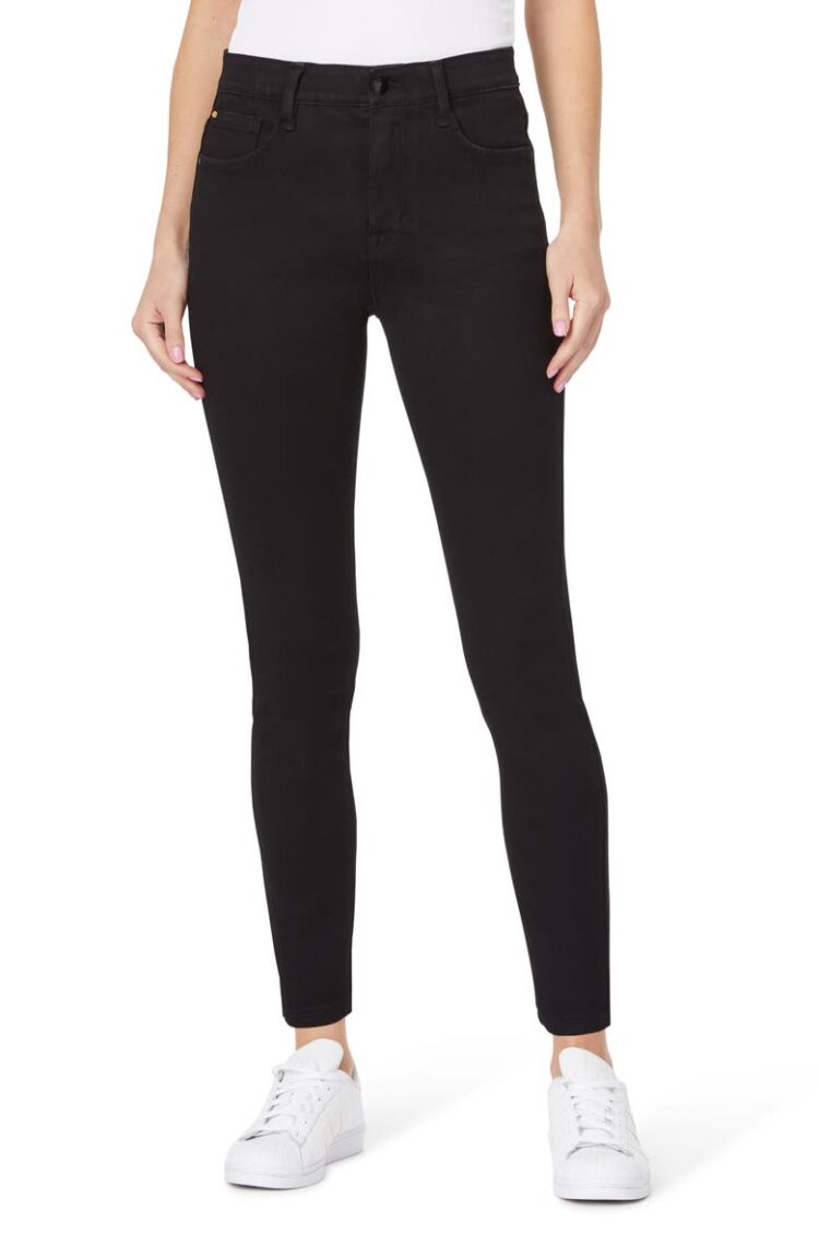 CURVE APPEAL Tummy Tucking High Rise Comfort Waist Skinny Jeans | 40plusstyle.com