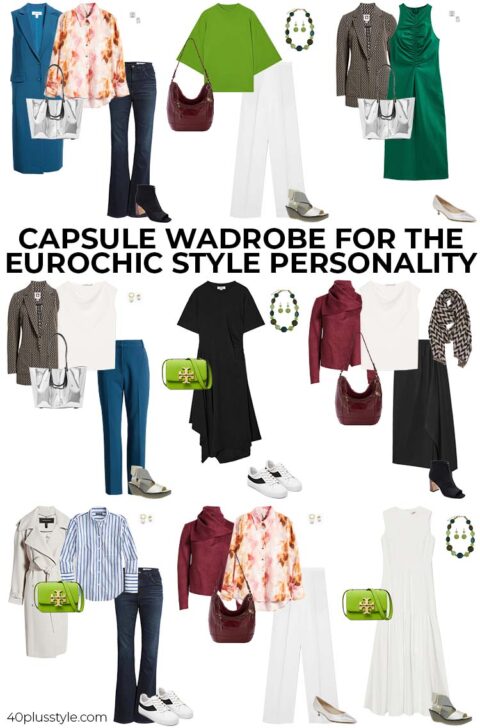 A capsule wardrobe and style guide for the EUROCHIC style personality