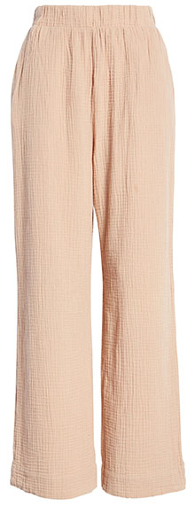 Outfits for summer from the Nordstrom Anniversary Sale - Faherty Dream Wide Leg Organic Cotton Gauze Pants | 40plusstyle.com