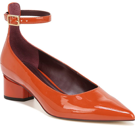 SARTO by Franco Sarto Vitale Ankle Strap Pointed Toe Pump | 40plusstyle.com