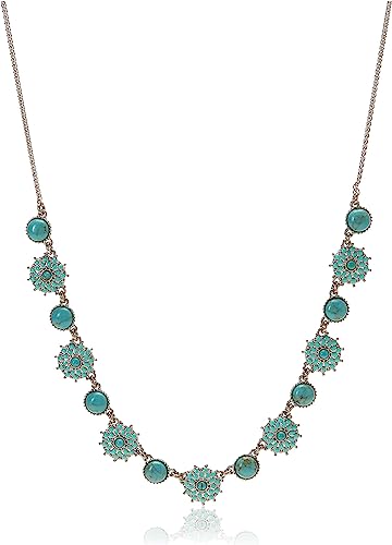 Lucky Brand Turquoise Collar Necklace | 40plusstyle.com