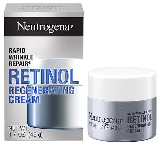 Neutrogena Rapid Wrinkle Repair Retinol Face Moisturizer | 40plusstyle.com