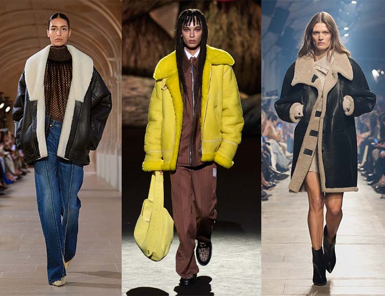 Best coasts for fall 2023 - shearling coats | 40plusstyle.com