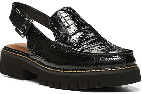 Donald Pliner Halie Slingback Moc Toe Loafer  | 40plusstyle.com