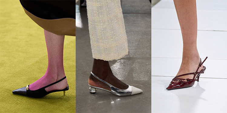 Shoes for Fall 2023: slingbacks | 40plusstyle.com