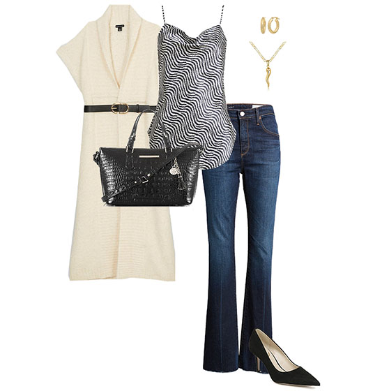 Streamlined outfit | 40plusstyle.com