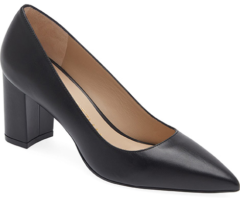 Stuart Weitzman Linsi 75 Block Pump | 40plusstyle.com