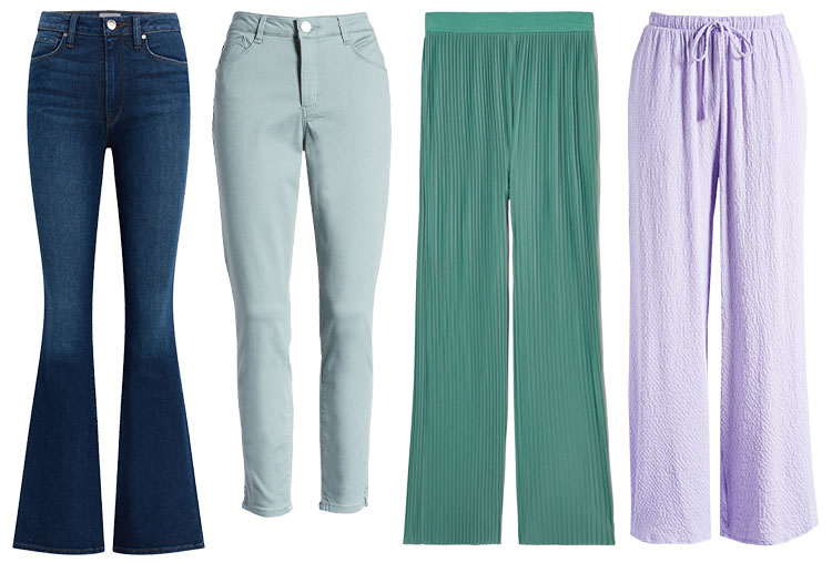 Pants and jeans for the summer color type | 40plusstyle.com