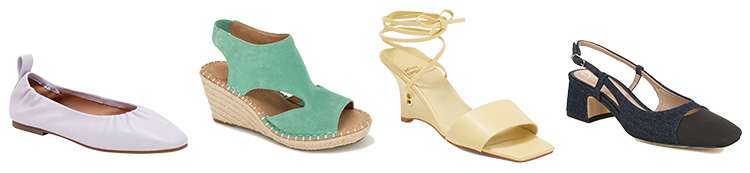 Summer color shoes | 40plusstyle.com