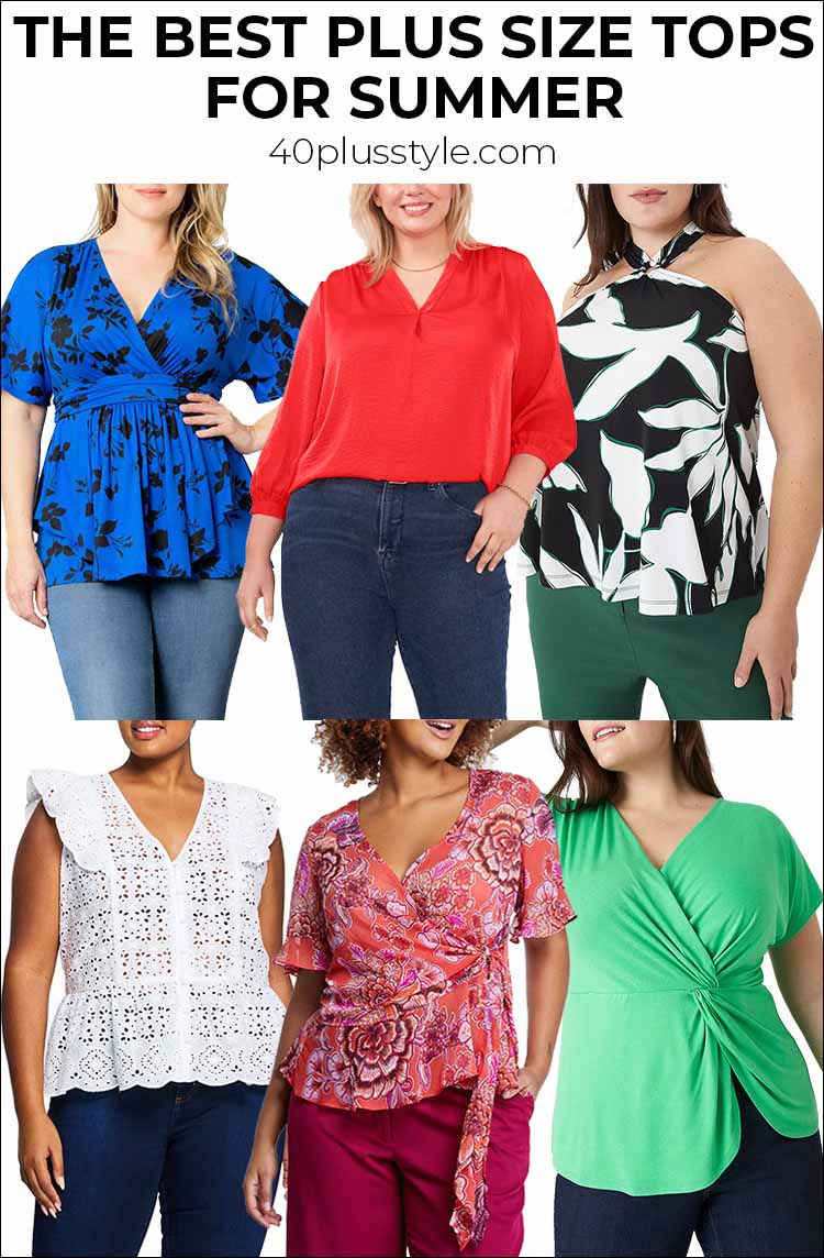 The best plus size tops for summer in stores now | 40plusstyle.com