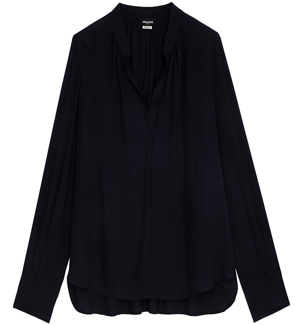 Zadig & Voltaire Tink Tunic Blouse | 40plusstyle.com