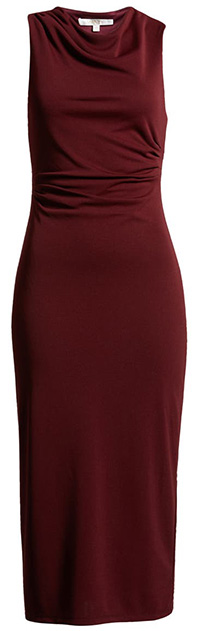 WAYF Siete Ruched Sheath Dress | 40plusstyle.com