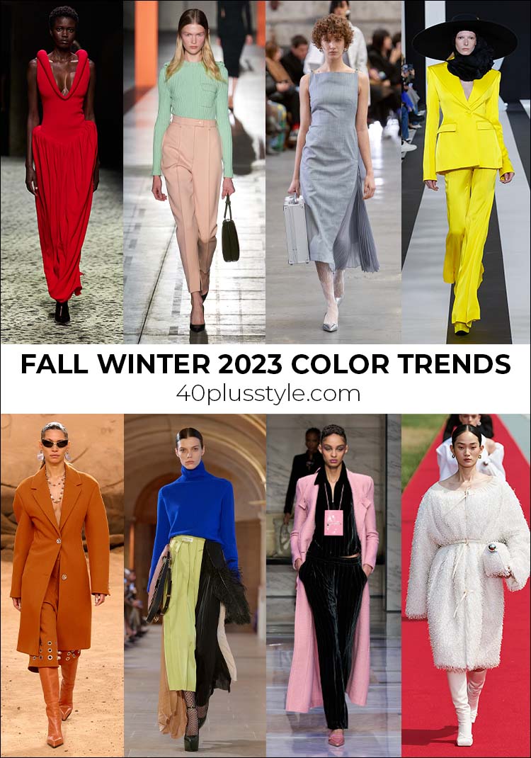 Fall 2023 color trends: 9 colors and 9 neutrals to wear this fall | 40plusstyle.com