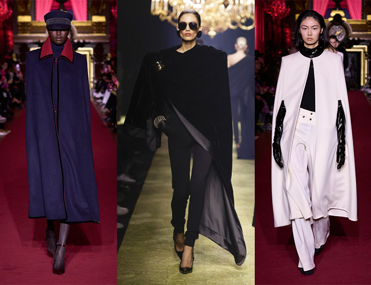 Coats trends for fall 2023 - capes and ponchos | 40plusstyle.com