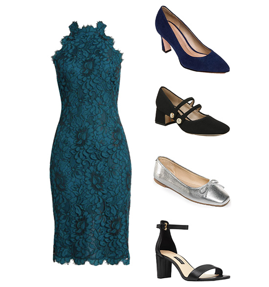 Shoes to wear with cocktail dresses | 40plusstyle.com