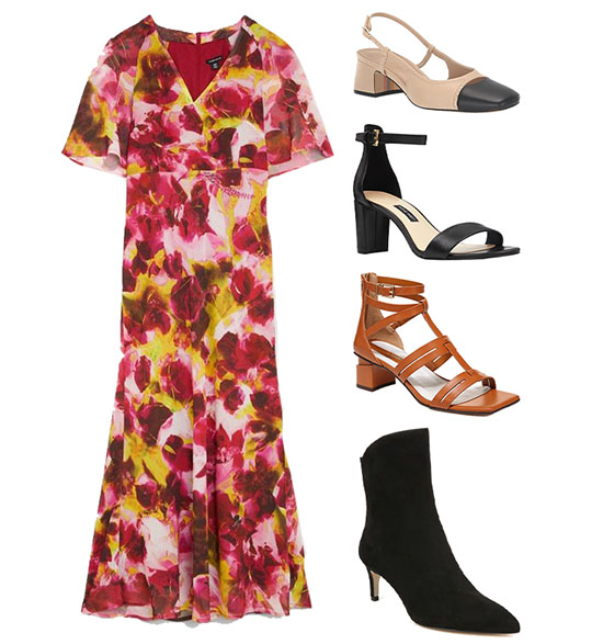 Shoes to wear with maxi dresses | 40plusstyle.com