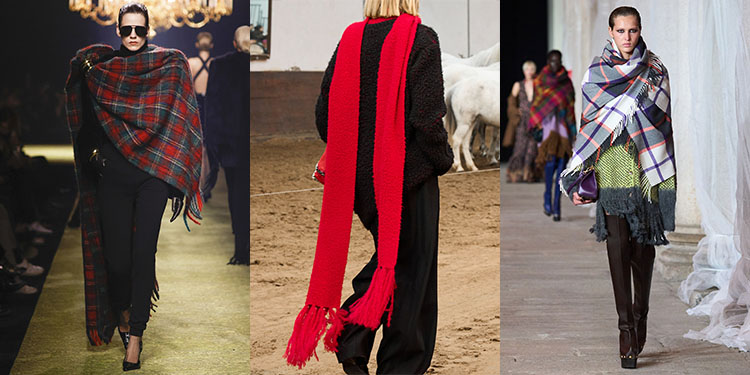 Accessory trend for fall: oversized scarfs | 40plusstyle.com