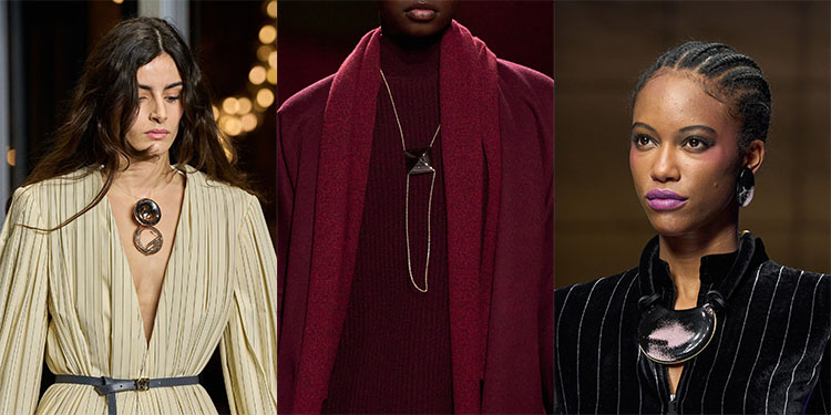 Fall accessory trend: statement necklaces | 40plusstyle.com