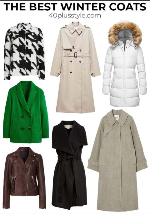 best winter coats for women - how to buy the right coat - 40+style