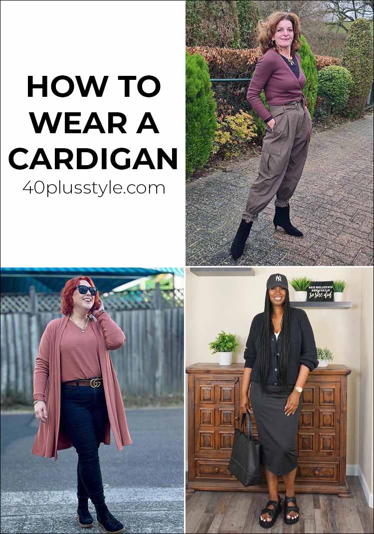 How to wear a cardigan without looking frumpy: 11 cardigan outfits for you to try | 40plusstyle.com