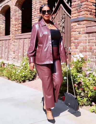 How to wear leather over 40 | 40plusstyle.com
