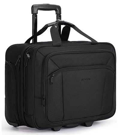 BAGSMART rolling briefcase to pack your conference attire into | 40plusstyle.com