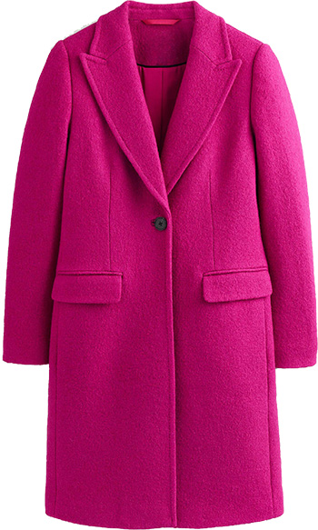Best winter coats for women - Boden Canterbury Textured Coat | 40plusstyle.com