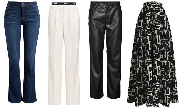 Architectural style personality pants | 40plusstyle.com