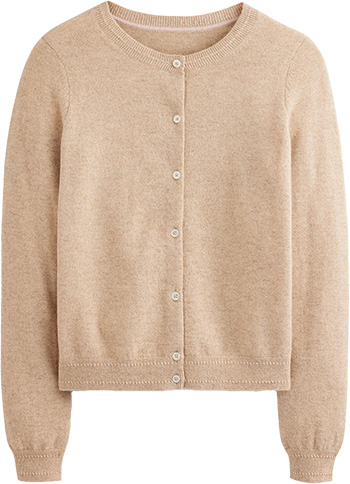 Boden Eva Crew Cardigan | 40plusstyle.com