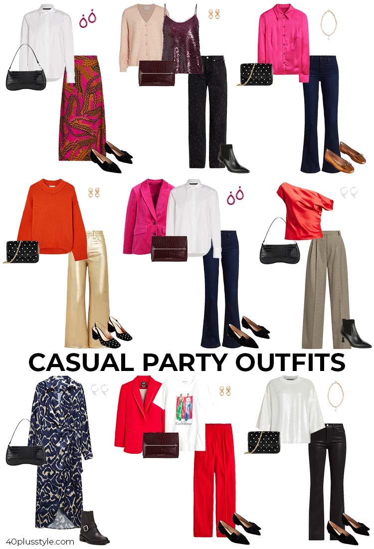 Casual party outfits | 40plusstyle.com