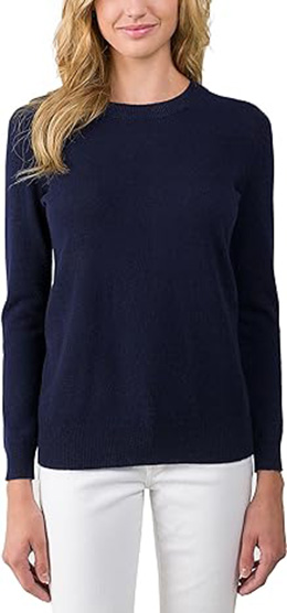 JENNIE LIU 100% Pure Cashmere Sweater | 40plusstyle.com