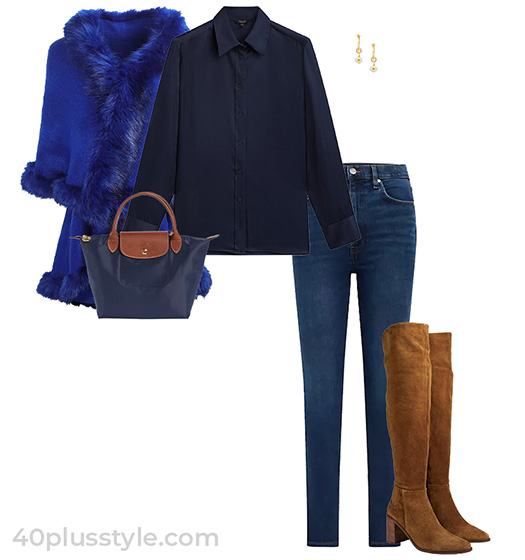 Winter layering ideas for winter outfits for women | 40plusstyle.com