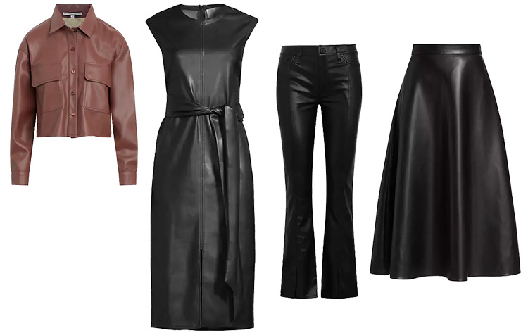 How to look fashionable in winter: add some leather | 40plusstyle.com