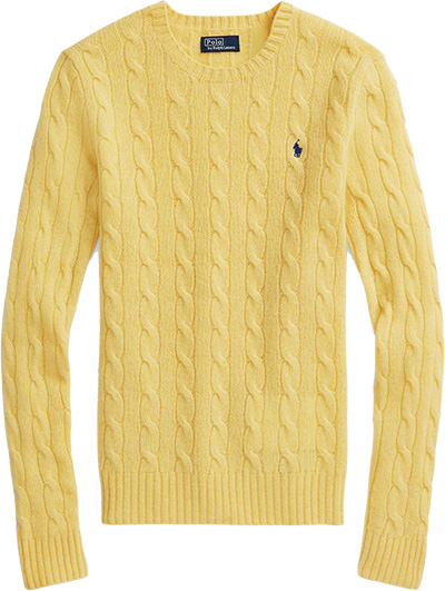 Polo Ralph Lauren Cable-Knit Cashmere Jumper | 40plusstyle.com