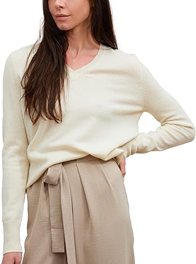 State Essential Pure Cashmere Sweater | 40plusstyle.com
