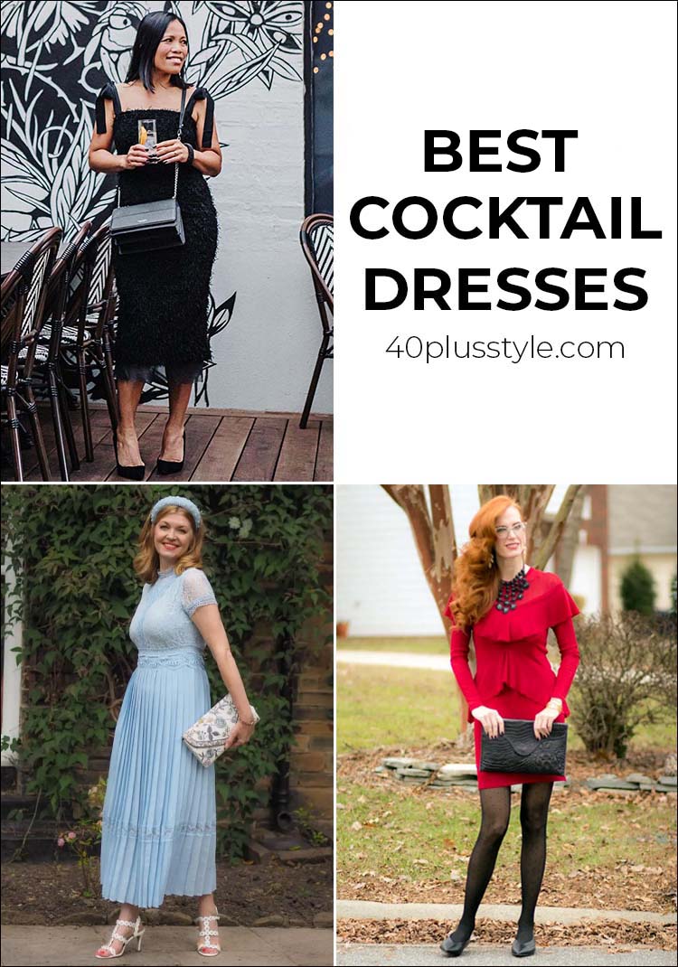 The best cocktail dresses in stores now | 40plusstyle.com
