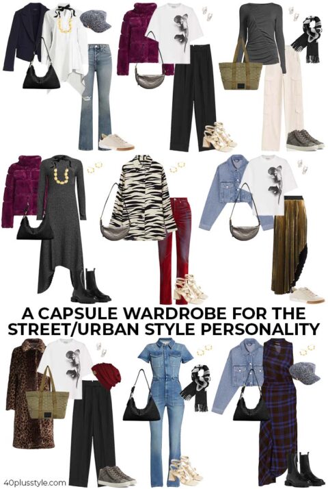 Urban style - style guide and capsule wardrobe for urban style personality