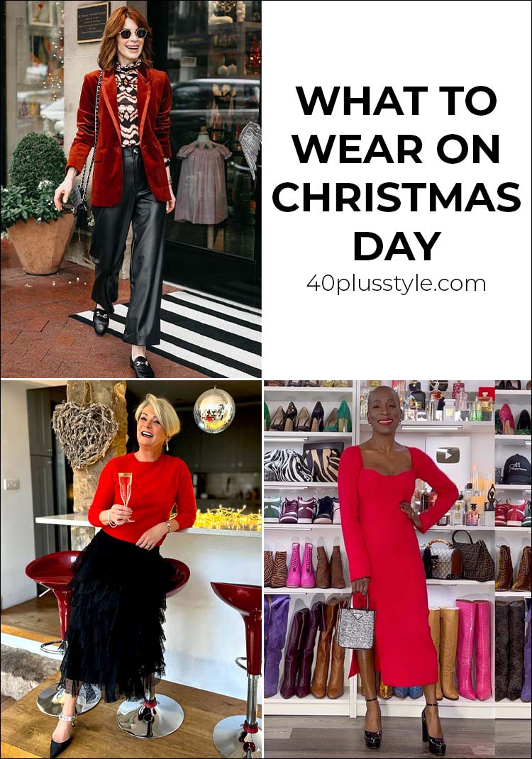 WHAT TO WEAR ON CHRISTMAS DAY: All the Christmas Day outfits you need for lounging, lunching, staying in or going out | 40plusstyle.com