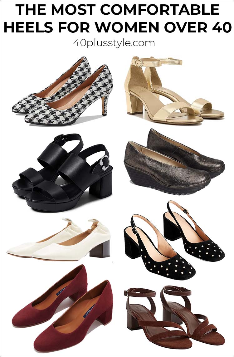 The most comfortable heels for women over 40 | 40plusstyle.com