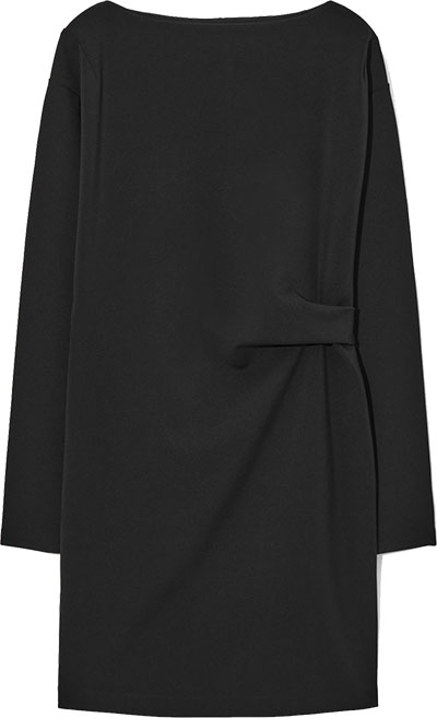COS Asymmetric Mini Dress | 40plusstyle.com