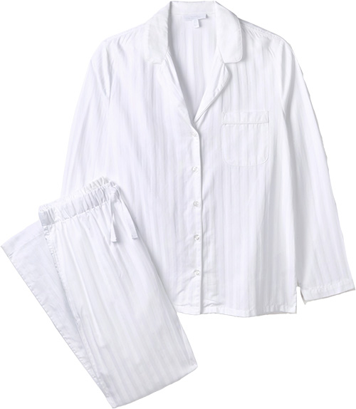 The White Company Cotton Classic Pajama Set | 40plusstyle.com
