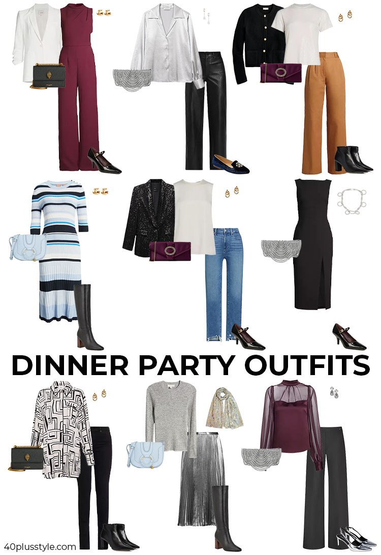 Dinner party outfits | 40plusstyle.com