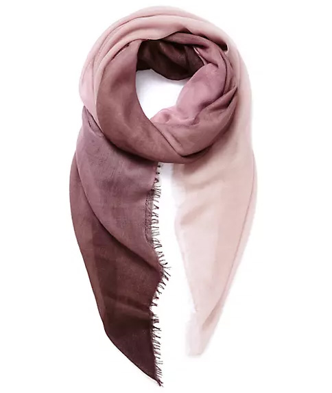 Jane Carr Heroes The Wave Carre Cashmere Scarf | 40plusstyle.com