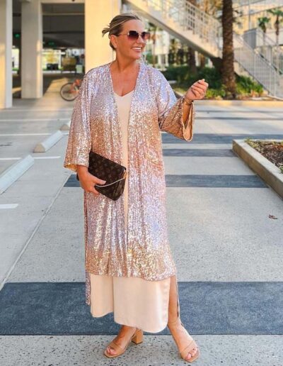 Sequin dress outfits to sparkle in for the festive season | 40plusstyle.com