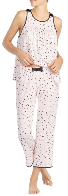 kate spade new york Crop Jersey Pajamas | 40plusstyle.com