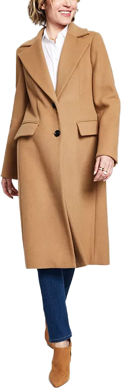 Michael Kors Single-Breasted Coat | 40plusstyle.com