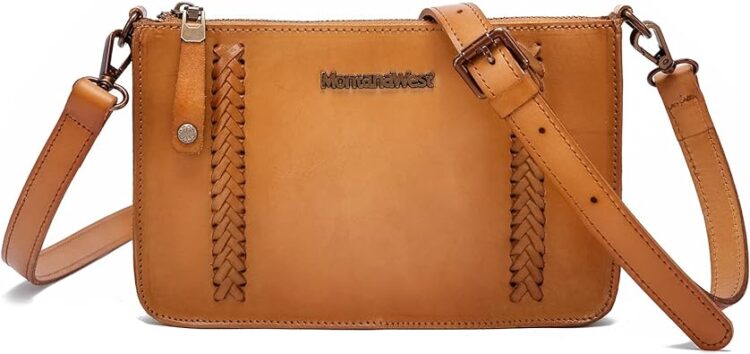 Montana West Genuine Leather Crossbody Bag | 40plusstyle.com