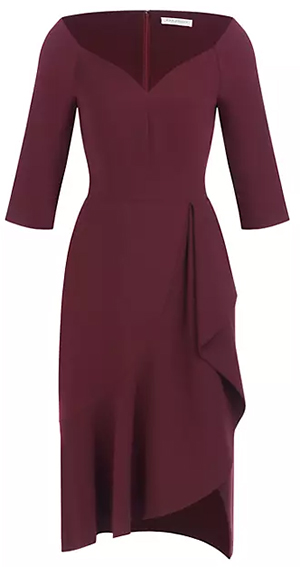 Kay Unger Izzy Belted Cocktail Dress | 40plusstyle.com